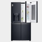 refrigerator freezer lg gr x29ftqkl black 1