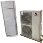 دو پنل کولر گازی 60000 ایستاده گری 2فن GWH60AP