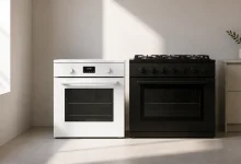 مقایسه فر برقی و گازی در یک آشپزخانه مدرن